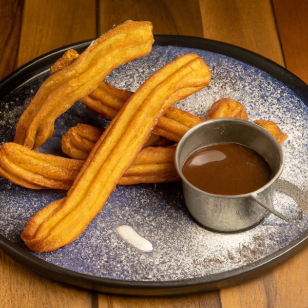 Churro With Hot Chocolate Dip