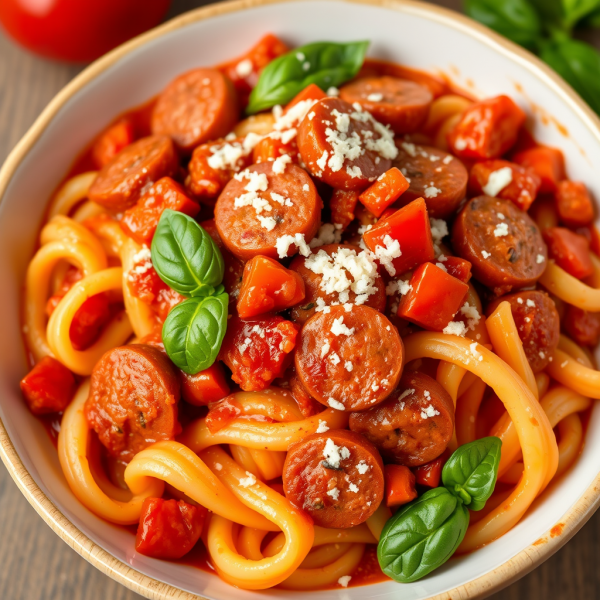 Spicy Sausage Pasta