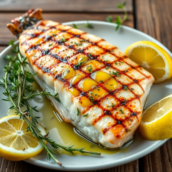 Lemon Herb Grilled Fish Fillet