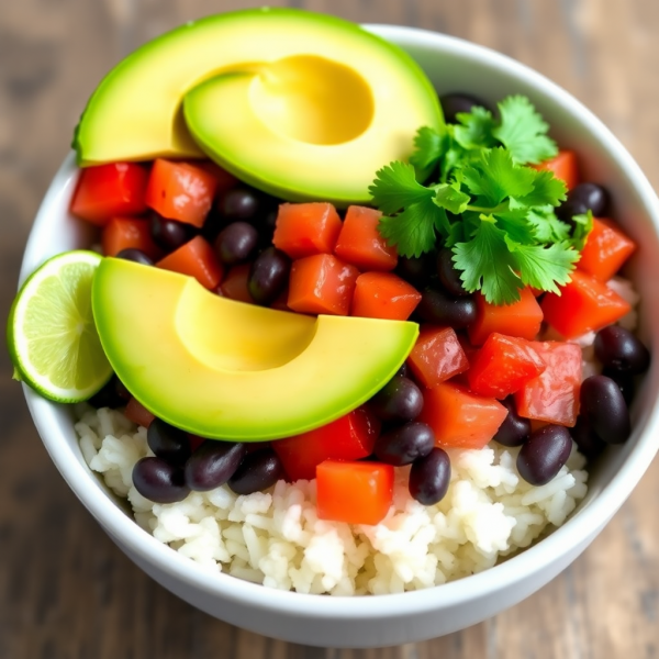 Spicy Bean & Rice Bowl