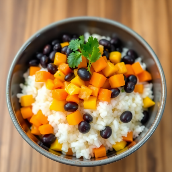 Vegetable Bean Rice Bowl