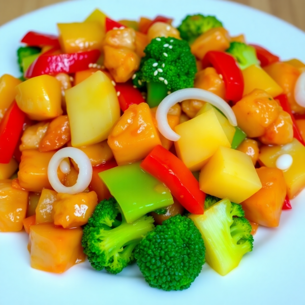 Sweet and Sour Chicken Stir-Fry