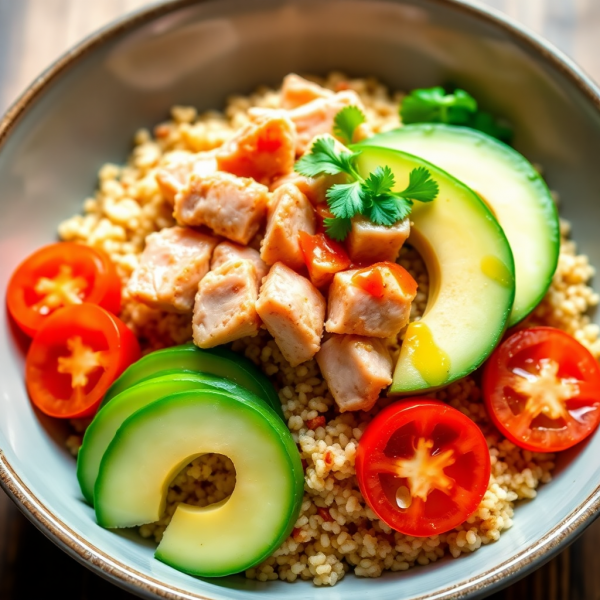 Spicy Tuna Quinoa Bowl