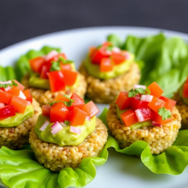 Quinoa & Avocado Salad Bites