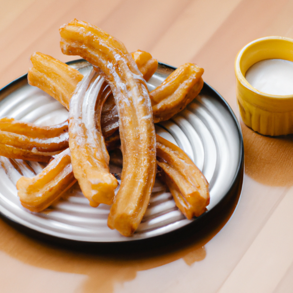 Churros with Warm Lemon Sauce