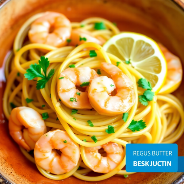 Garlic Butter Shrimp Pasta