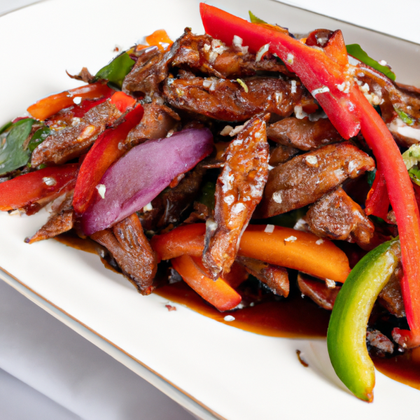 Salt and Pepper Duck Stir Fry