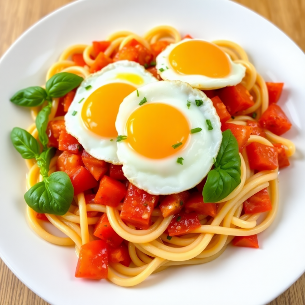 Tomato Egg Pasta Delight