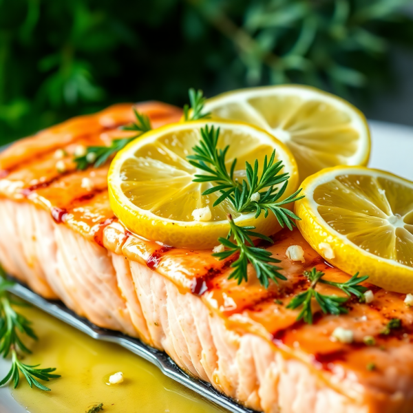 Lemon Herb Grilled Salmon