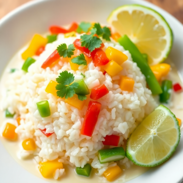 Spicy Coconut Rice Bowl