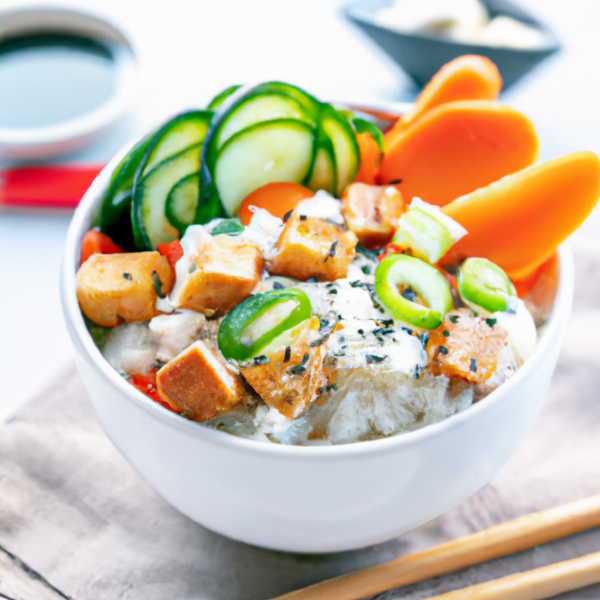 Vegetarian Japanese Sushi Bowl