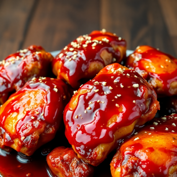 Ketchup-Glazed Chicken Thighs