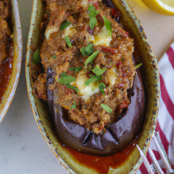 Stuffed Eggplant Turkish-Style (Paleo)