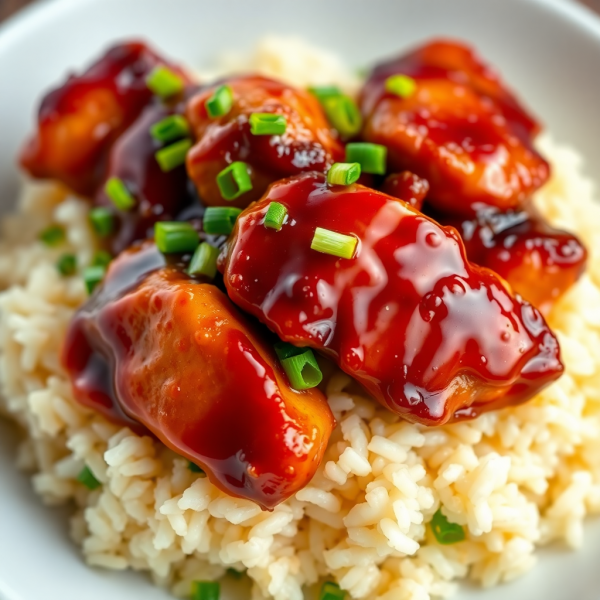 Teriyaki Chicken with Onion Rice