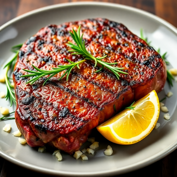 Garlic Herb Beef Steak