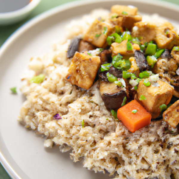 Veggie Fried Rice with Tofu