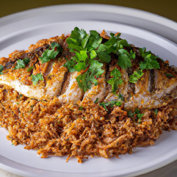 Baked Tilapia with Brown Rice