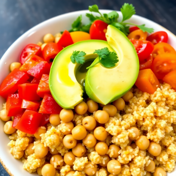 Spicy Chickpea and Quinoa Bowl