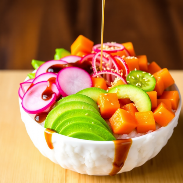 Samurai Sushi Bowl with Miso Glaze