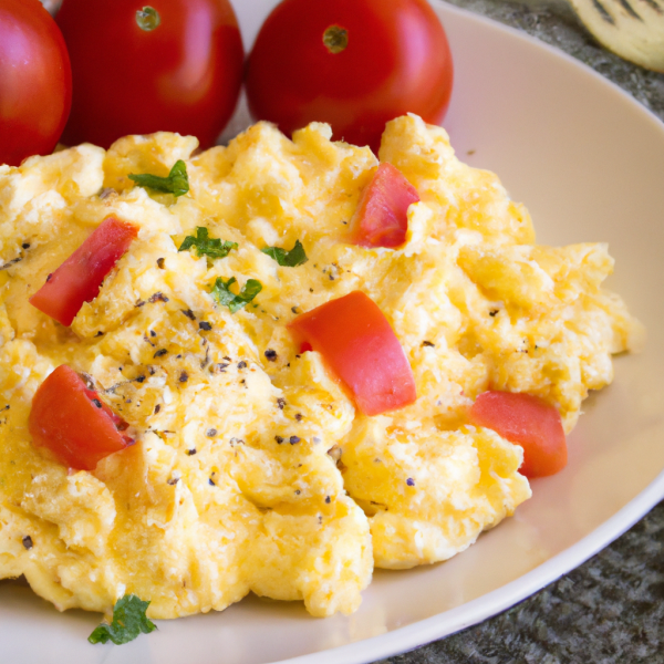 Scrambled Eggs with Tomatoes