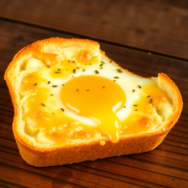 Cheesy Egg Bread Bake