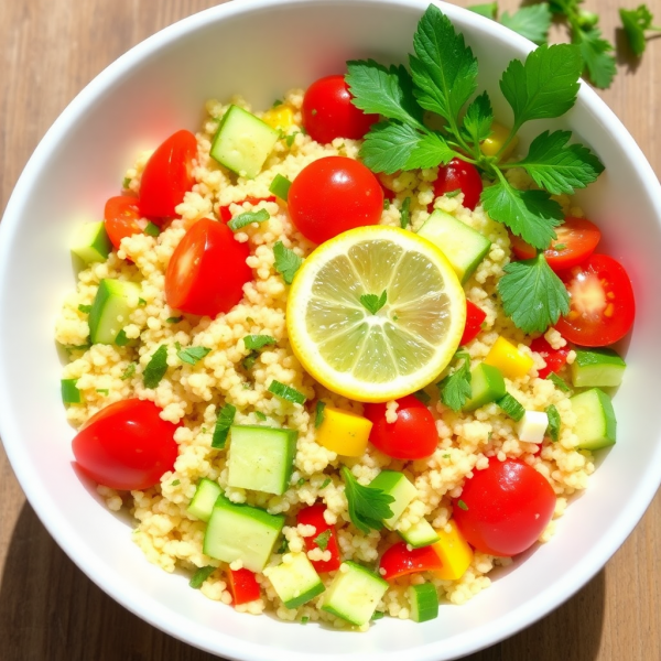 Lemon Herb Quinoa Salad