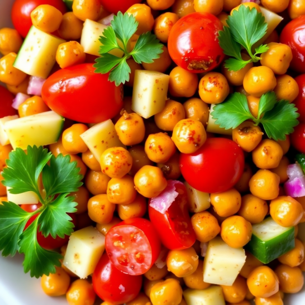 Spicy Chickpea Salad