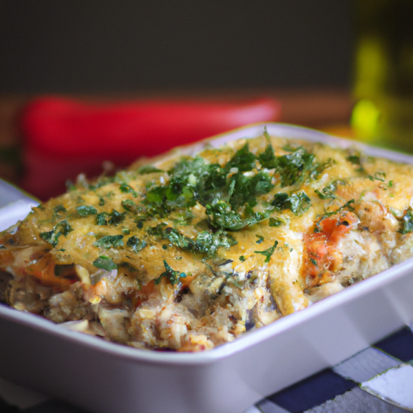 Savory Oatmeal Bake