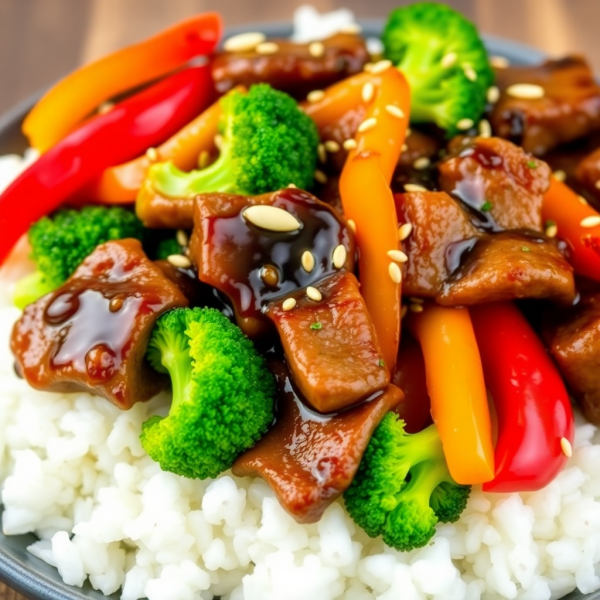 Soy-Glazed Beef Stir-Fry