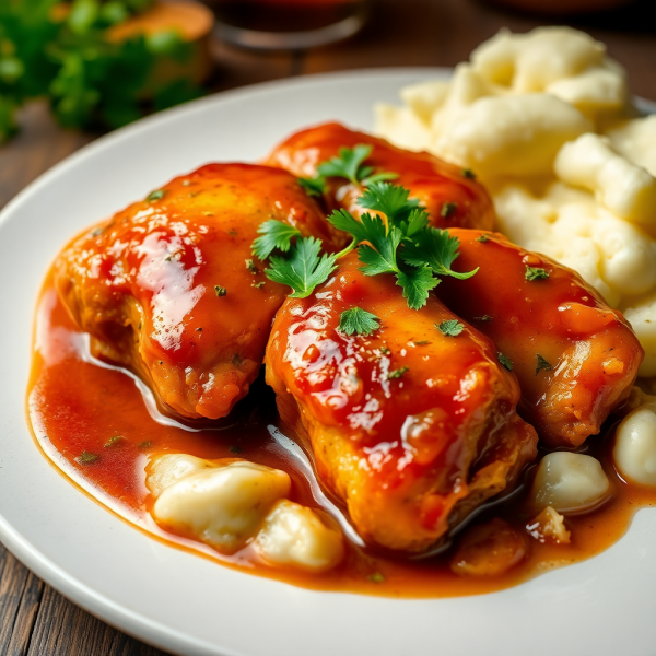 Beer-Braised Chicken Thighs