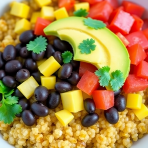 Spicy Bean & Quinoa Bowl