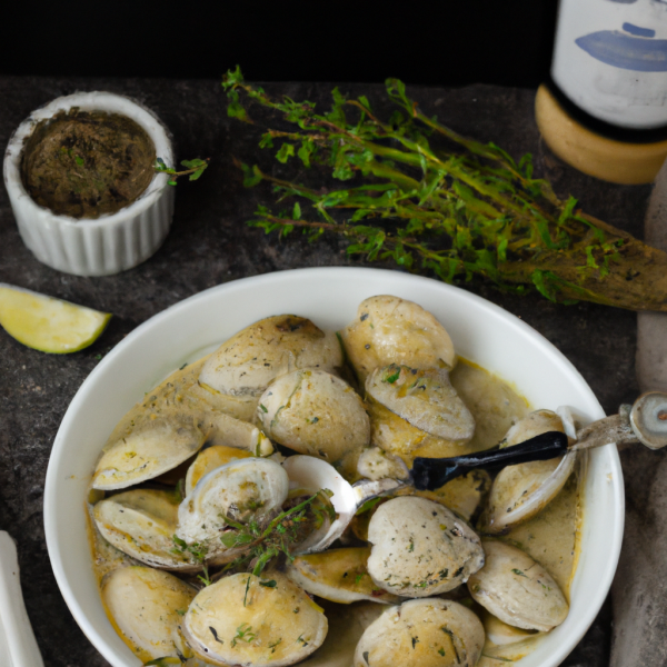 Clams with White Wine Sauce