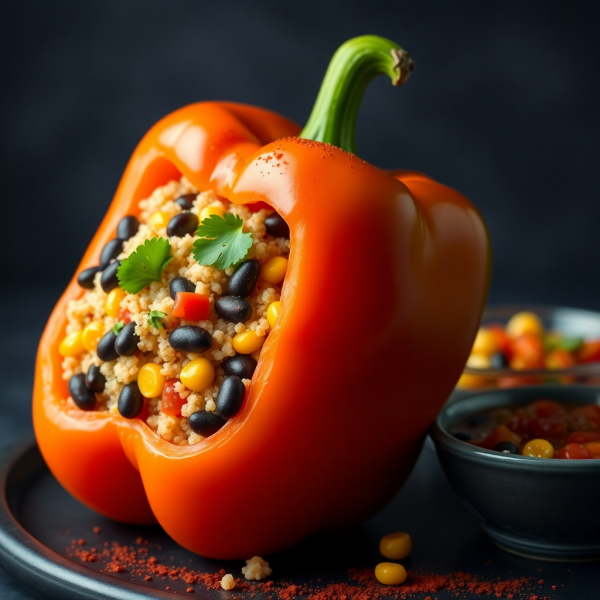 Spooky Gluten-Free Stuffed Peppers