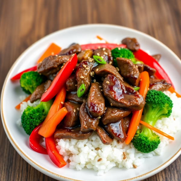 Savory Beef Stir-Fry with Vegetables