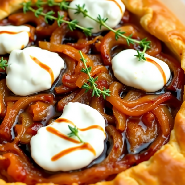 Caramelized Onion and Goat Cheese Tart