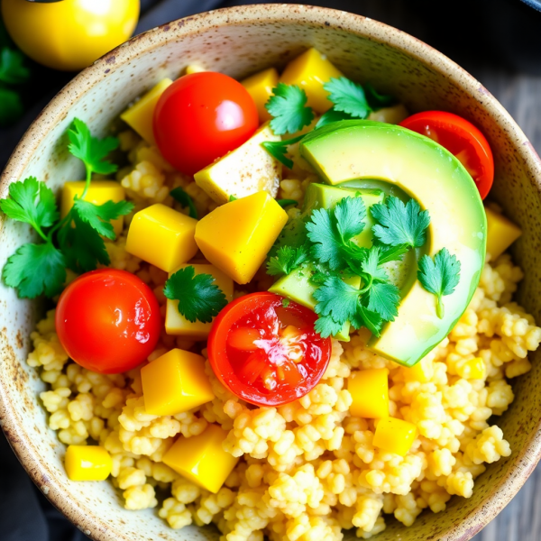 Savory Corn and Herb Quinoa Bowl