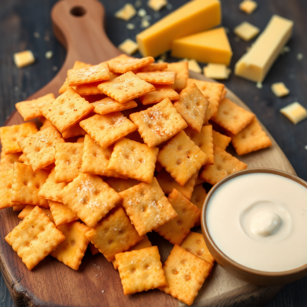 Homemade Cheez-It Crackers