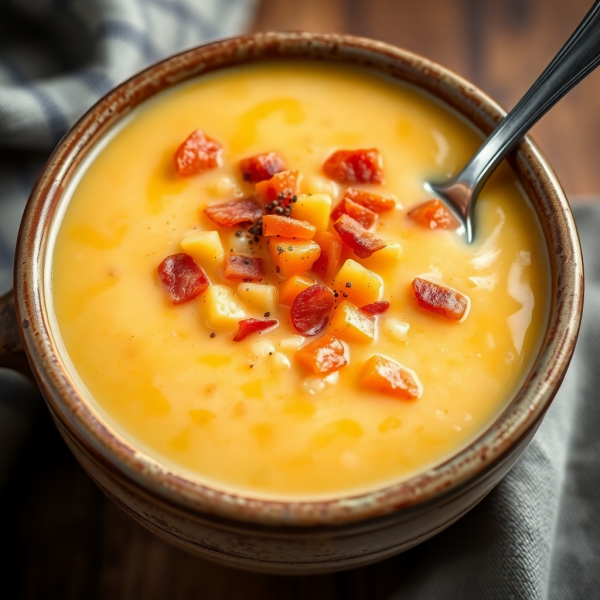 Creamy Cheddar Potato Soup