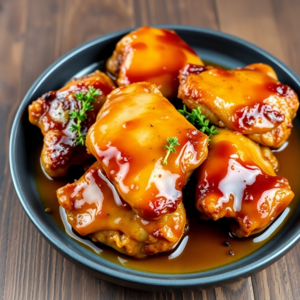 Honey Glazed Chicken Thighs