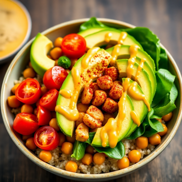 Spicy Chickpea Buddha Bowl