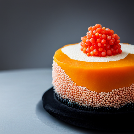 Fruit Caviar Cake