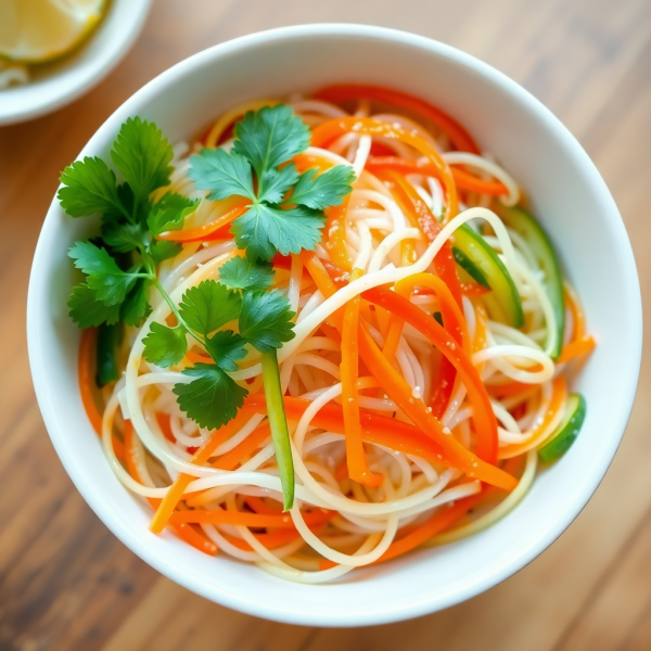 Simple Rice Vermicelli Salad