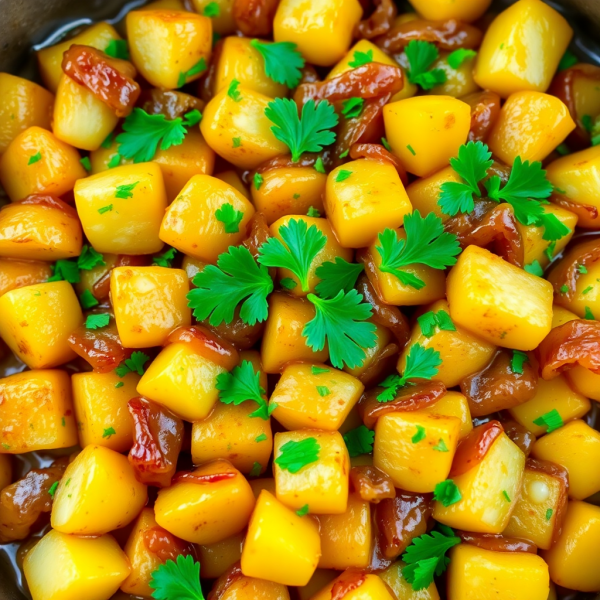 Garlic Butter Potato Skillet