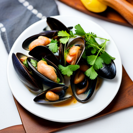 Mussels in Garlic and Parsley Sauce