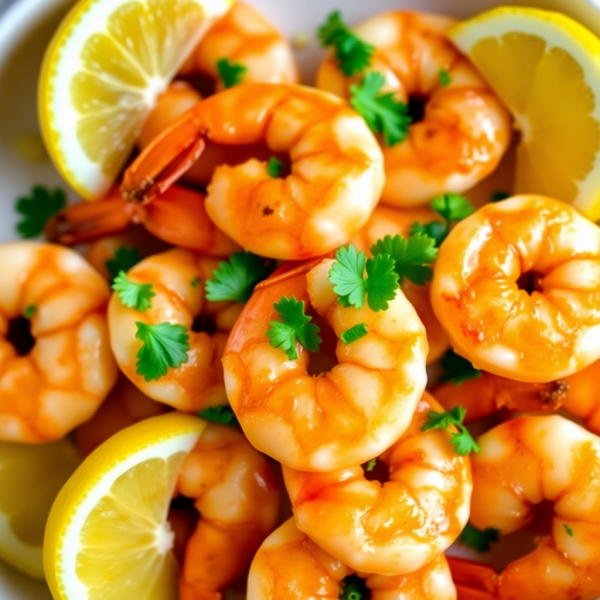 Garlic Butter Shrimp with Lemon Zest