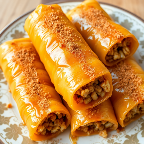 Algerian Baklava Rolls