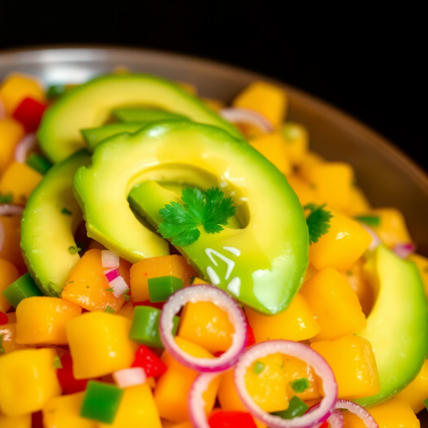 Tropical Avocado and Mango Salad