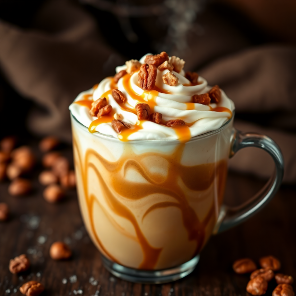 Homemade Toffee Nut Latte