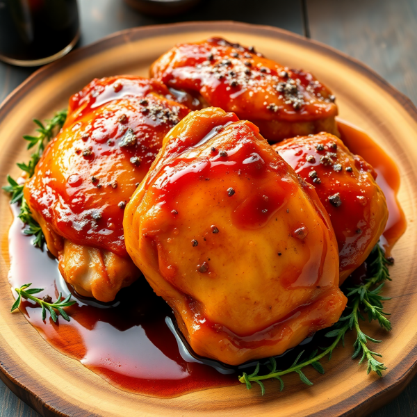 Honey-Glazed Chicken Thighs