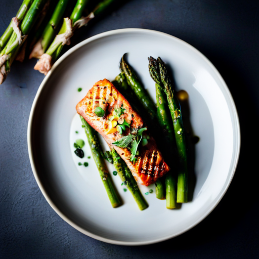 Seared Salmon with Asparagus